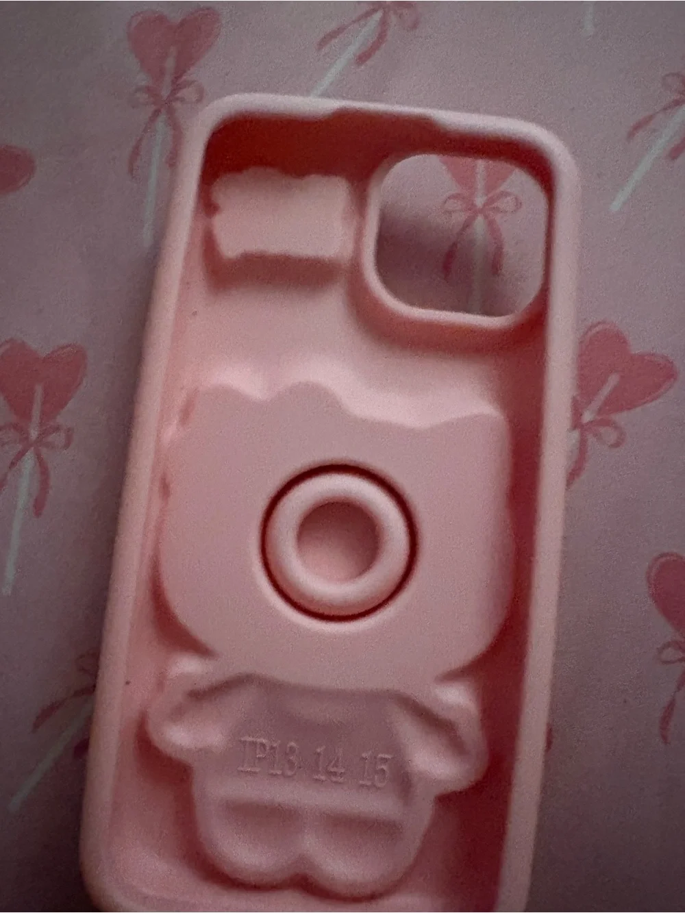 Hello Kitty Pink Silicone iPhone Case Duo